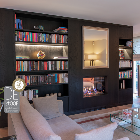 Haardmeubel op maat voor nieuwbouwwoningen in Leidschendam Voorburg.