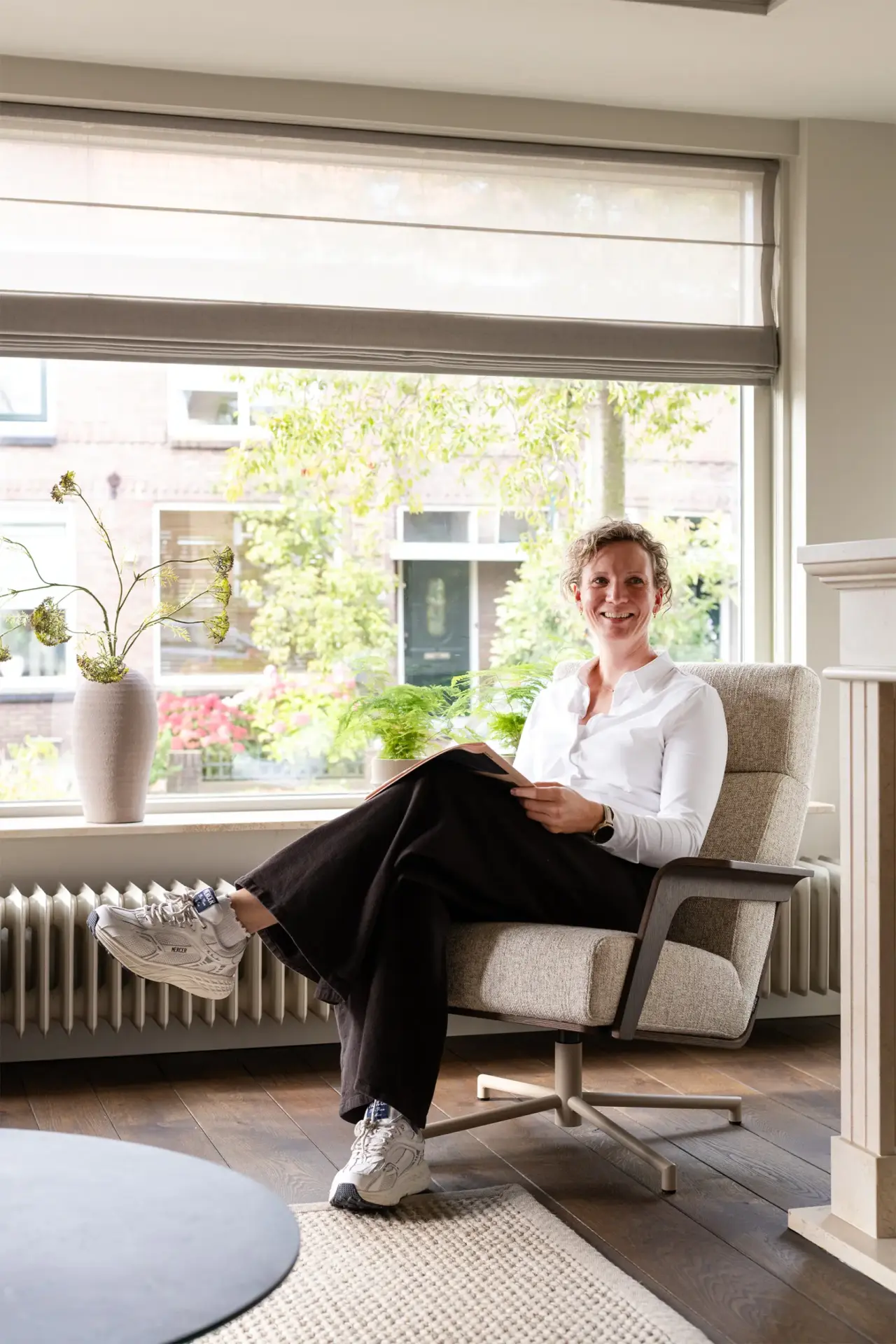 Ontspan in de ideale De ideale Fauteuil